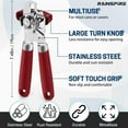 thumbnail image 4 of Flash Deals! Huayishang Bottle Opener, Kitchen Essentials Clearance Sale Stainless Steel Can Opener Multi Purpose Can Opener Multi Function Easy Pull Can The Original Grip Heavy Duty Stainless, 4 of 7