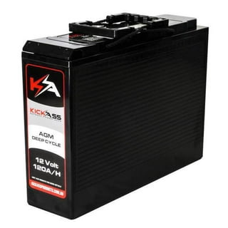 LANGZEIT AGM Battery 120Ah 12V Solar Battery Motorhome Battery Boat Battery  Mover Deep Cycle AGM Cycle Resistant Maintenance Free Replaces 110Ah 100Ah