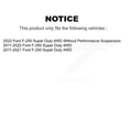 thumbnail image 2 of Transit Auto Front Suspension Shock Absorber and Link Kit for Car Ford F-350 Super Duty F-250 4WD - Left Right Side (Driver Passenger) KSS-100058, 2 of 2