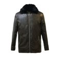 thumbnail image 5 of Fgnfyis Mens Jackets Jacket with Shearling Collar for Outdoor Riding and Casual Wear Retro Style Mens Winter Coats Black_004 XL, 5 of 5