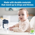 thumbnail image 3 of Vaso de entrenamiento Dr. Brown's Milestones Baby Straw, 270 ml, paquete de 2, 3 of 9