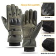 thumbnail image 2 of A 2Pc Men'S Winter Gloves With Rubber Shell Protection, Velvet Lining, Touchscreen Compatibility And Enhanced Grip For Outdoor Activities, Cycling And Hiking 11.8X5.3In 0.52Lb, 2 of 8