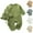 Coffee, variant on Zwiiyzr Baby Girl Girl Outfit Newborn Infant Rompers Solid Color Fall Jumpsuit Onesie with Headband 0-24 Months Olive Green