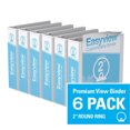 thumbnail image 1 of Davis Group, Easyview Premium, Round Ring, Customizable, View Binder, 6 Pack, 2", 1 of 3
