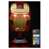 BRIKSMAX Led Lighting Kit with Remote Control for Legos Iron Man Helmet 76165 Building Blocks Model (Not Include the Legos Model)