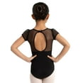 thumbnail image 3 of Capezio Puff Sleeve Keyhole Back Leotard - Girls, 3 of 6