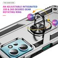 thumbnail image 4 of Funda de teléfono para Xiaomi Redmi Note 12 4G Global de Uso Rudo Shockproof + Cristal 9D, 4 of 5