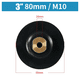 thumbnail image 2 of Soporte de disco de pulido con almohadilla de respaldo de goma para amoladora angular M10, almohadilla de respaldo de pulido autoadhesiva abrasiva de 3 pulgadas, 2 of 8