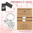 thumbnail image 6 of Mother Daughter Bracelets Mother Keychain Birthday/Mother Day Gift for Mom from Daughter Son Mommy Daughter Matching Bracelets for Christmas Valentine Design 3, 6 of 7
