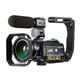 thumbnail image 1 of Videocámara ORDRO AC3 4K WiFi cámara de vídeo Digital videocámara DV grabadora 30MP 30X Zoom IR visión nocturna 3,0 pulgadas IPS LCD pantalla táctil con 2pcs baterías recargables + Extra 0.39X lente g TOMSHOO Camara de video, 1 of 7