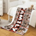 thumbnail image 5 of AISENIN Personalized Blankets with 8 Photos Collage for Family Mom Dad Couples Friends Adults Custom Blanket with Pictures Throw Blankets for Birthday Christmas, 5 of 5