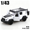 white, variant on 1:43 Scale Diecast 4x4 Truck, Black Off-Road Vehicle Replica with Detailed Exterior