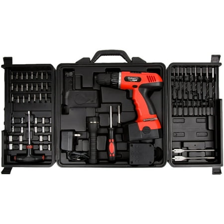 Stalwart 78-Piece Combo 18-Volt Cordless Drill Set