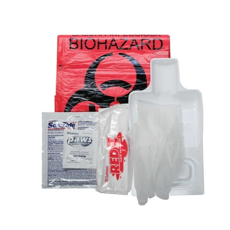 - Biohazard Fluid Clean Up Kit With Chlorinated Red Z Absorbent by MFASCO