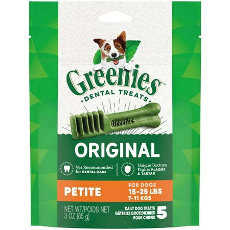 UPC: 0642863107009 | Greenies Original Flavor Dental Treats for Dogs  3 oz Pouch
