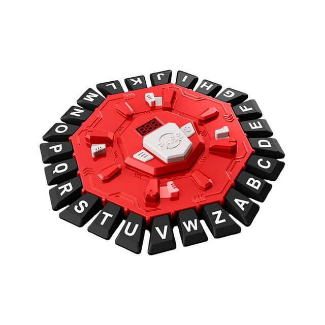 NAOJIE Word Game Family Board Game with Digital Display Timer and 2 Categories Modes Fun Fast-Paced 24-Letter Game(Red),Tapple Game,Wavelength Board Game,Family Board Games