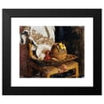 thumbnail image 2 of Alexander Rothaug 14x12 Black Modern Framed Museum Art Print Titled - Still Life with Jug and Fruits (1895), 2 of 5