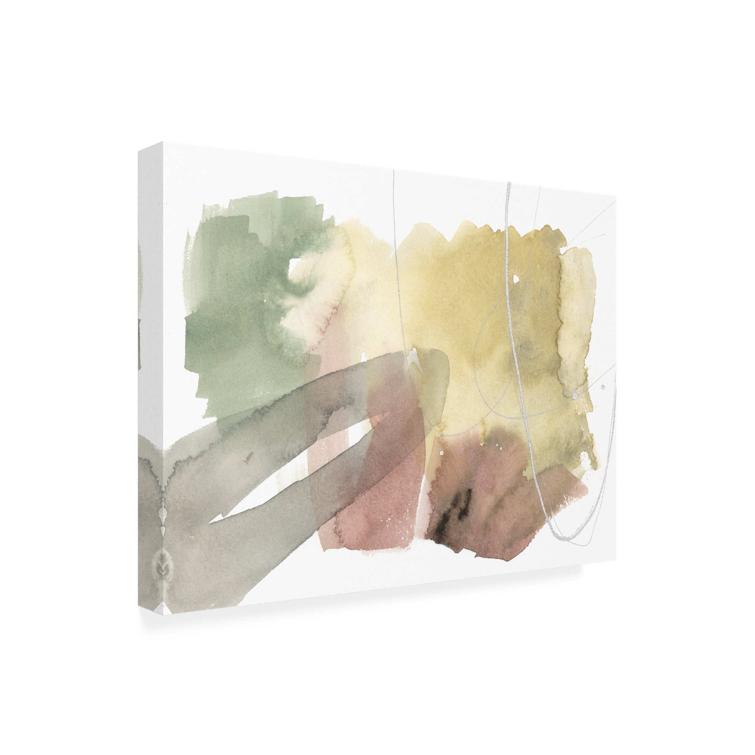 Jennifer Goldberger 'Warm Occurrences III' Canvas Art