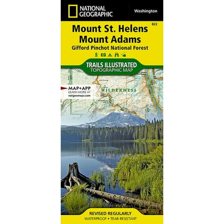 National Geographic Trails Illustrated M Mount St. Helens, Mount Adams Map [Gifford Pinchot National Forest], Book 822, (Paperback)