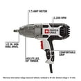 thumbnail image 2 of PORTER-CABLE Impact Wrench, 7.5-Amp, 1/2-Inch (PCE211), 2 of 5