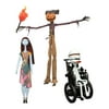 Nightmare Before Christmas Best of Series 2 Jack as the Pumpkin King, Sally & Dr. Finkelstein Set of 3 Action Figures