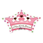 18" LITTLE PRINCESS CROWN Balloon Party Supplies Decorations Foil Mylar Balloon