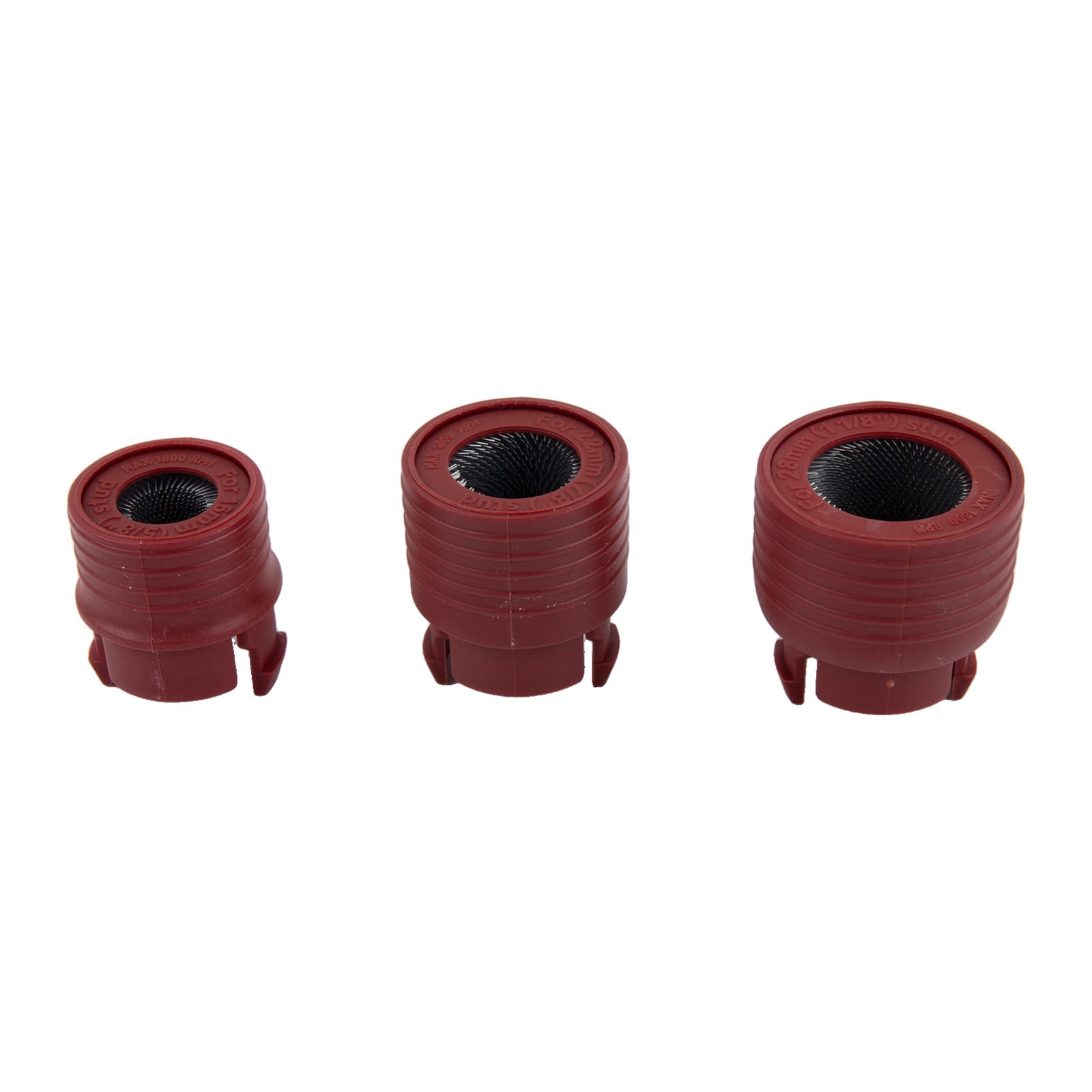 yaaqii 9PCS Car wheel Stud Cleaner Tool screw nuts rust removal brush cleaning 12-28mm