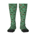 thumbnail image 2 of Lsque Christmas Dachshund Printed Crew Socks Men's Women's LightWeight Thin Casual Calf Socks ,Knee High Socks,Cotton Socks, 2 of 9
