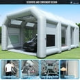 thumbnail image 4 of Sewinfla Indoor Inflatable Paint Booth with Air Draft Device 39x16.5x13Ft with Blowers, 4 of 8