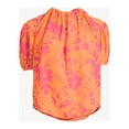 thumbnail image 2 of Scoop Women's Elbow Puff Sleeve Top, 2 of 5