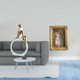 thumbnail image 2 of Figura Abstracta De Resina Para Niña, Marco De Fotos, Estatua De Mujer, Soporte Para Tarjetas, Centro De Mesa, Dormitorio, Regalo Para Lectores, Estantería, Escultura De Granja, Decoración, 2 of 8