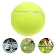 thumbnail image 1 of EXHUMKY 1Set Jumbo Rubber Tennis Ball Inflatable Light Green for Tennis, 1 of 5