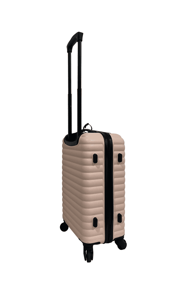Protege 20Inch Hardside ABS Upright Luggage with 100% ABS Pink Blush