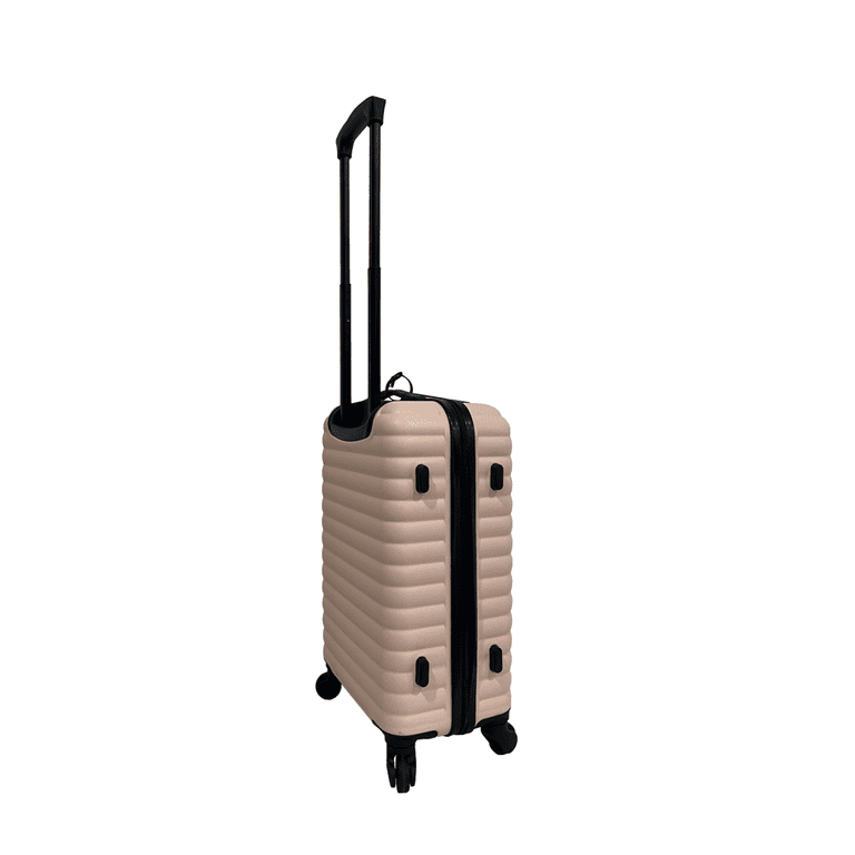 Protege 20Inch Hardside ABS Upright Luggage with 100% ABS Pink