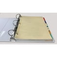 thumbnail image 5 of 3 Ring Binder, Professional D Ring Binder, Presentation Folder 8.5 x 11 with Pockets, Clear View White Binder (2.5 Inch (4 Pack), White), 5 of 7