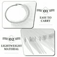 thumbnail image 6 of ACDANC 50Pcs Nail Sample Palette Transparent Nail Tips for Beauty Practice Stuff 12.5x12x1cm Lucency, 6 of 7