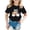 Black, variant on MIXUE Toddler Girls Tops & T-Shirts Summer Cartoon Cat Print Round Neck Short Sleeve Loose Casual T Shirts Activewear,Black,3-4 Years