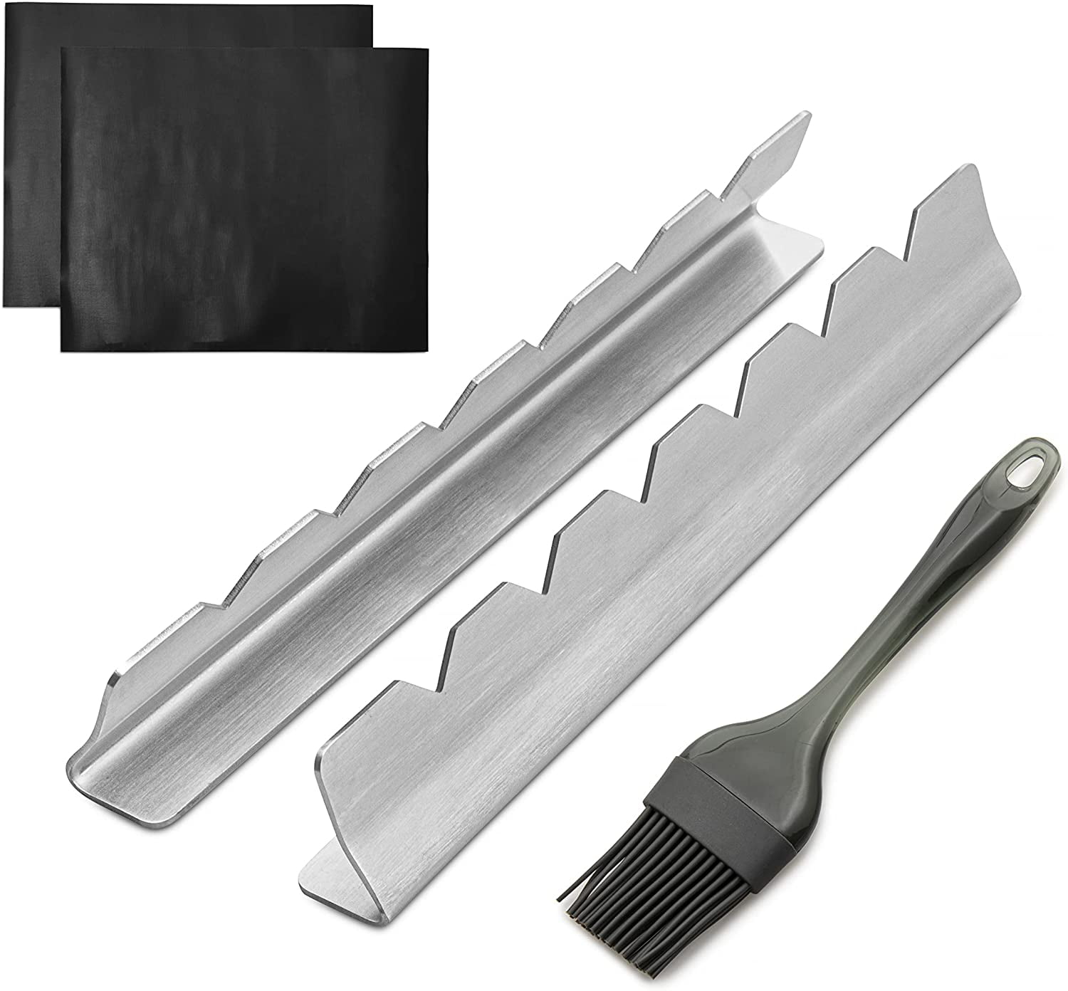 Edelstahl Grill Wursthalter 8-teilig - Stehende Männchen Figuren Für Perfekte Würstchen