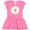 Raspberry with Polka Dots, variant on Inktastic White Donut Girls Baby Dress