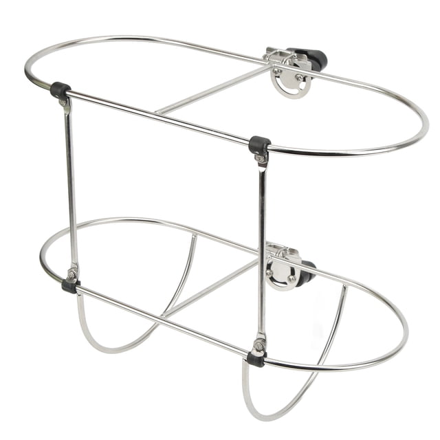 Ouitble Soporte de Guardabarros para Barcos, Soporte Doble Plegable de Acero Inoxidable 304 para Guardabarros de Yates Marinos de 7 Pulgadas