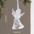 thumbnail image 3 of HongHeng 1Pc Xmas themed Christmas Tree Decorations Hanging Christmas Decorations Hand Blown Art Ornaments with Ropes for Christmas Xmas Party Decorations (Chirstmas Style), 3 of 6