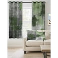 thumbnail image 2 of Sage Green Grey Blackout Curtains 84 Inches Long for Bedroom,Modern Oil Painted Abstract Art Aesthetics Thermal Insulated Room Darkening Black Out Window Curtain Panels Grommet Drapes for Living Room, 2 of 8