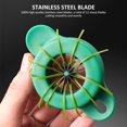 thumbnail image 4 of CNKOO Vegetable Cutter Stainless Steel Food Slicer with 12 Sharp Blades Portable Vegetable Chopper with Hanging Hole Design Multifunctional Shredder Slicer Tool for Kitchen Home Use, 4 of 8