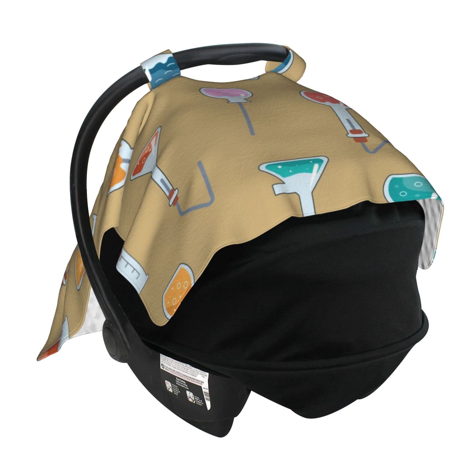 Car Seat Cover Baby - Chemistry Class Breathable Infant Car Seat Cover for Baby Carseat, Lightweight Comfort Baby Essentials Must Haves Newborn Stuff for Girl Boy
