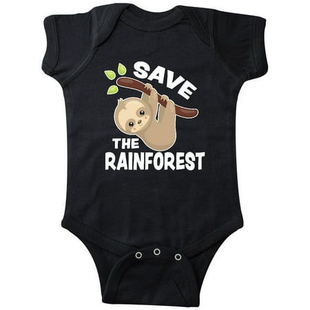 

Inktastic Save the Rainforest with Cute Baby Sloth Gift Baby Boy or Baby Girl Bodysuit