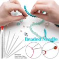 thumbnail image 4 of 6 Pieces Big Eye Beading Needles With Needle Bottle Beaded Needle Big Eyeball Needle Foldable Bead Needle Q, 4 of 5