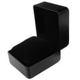 thumbnail image 1 of MasteelfCA Simple Black Square Watch Gift Box PU Leather Elastic Cover Wrist Watch Storage Case Jewelry Packaging Box, 1 of 8