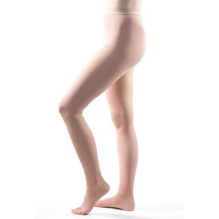 

Allegro 15-20 Essential 14 Sheer Support Open Toe Pantyhose (Nude) Medium