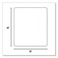 thumbnail image 4 of ES Robbins® Trendsetter Chair Mat for Hard Floors, 36 x 48, Cherry 119773, 4 of 5