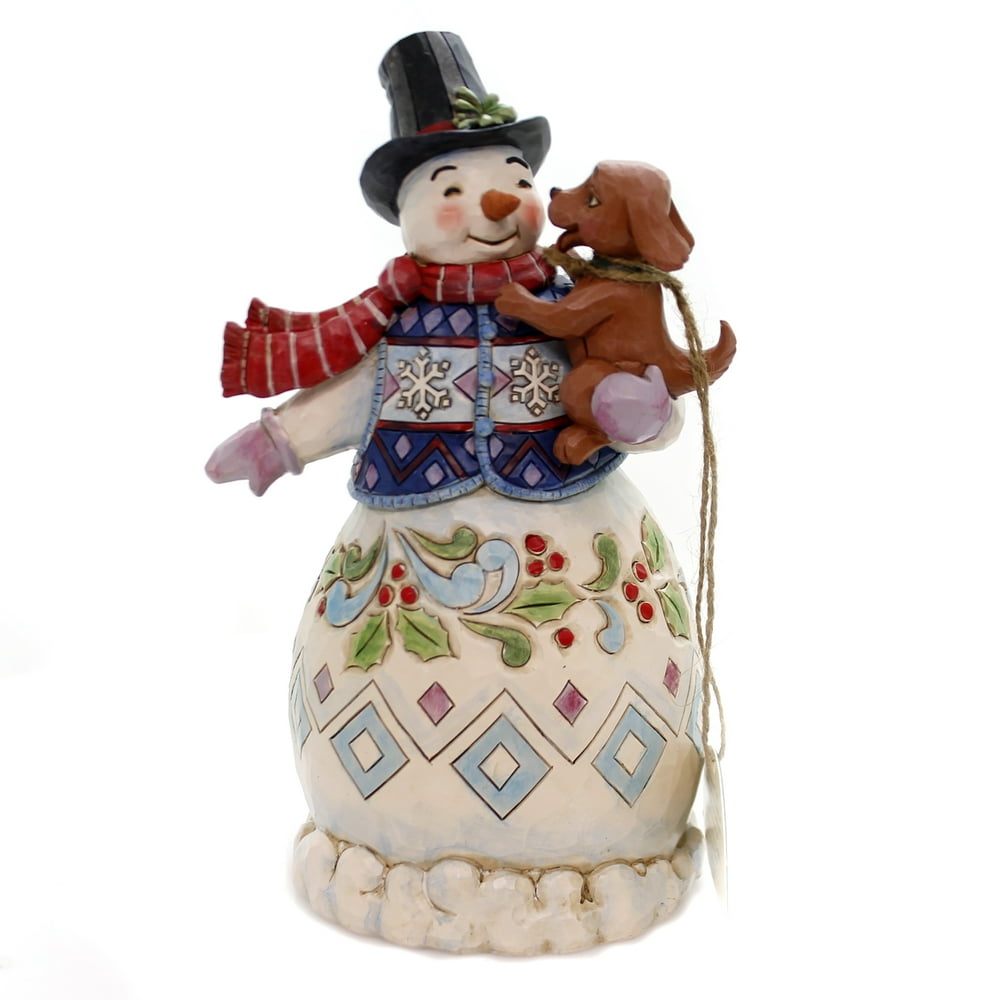 jim shore santa with puppy